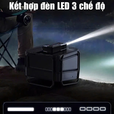 Bộ Kích Bình Ắc Quy 12V 1000A Kiêm Bơm Lốp Xe 150Psi 10000 mAh Dùng Cho Xe 4C Đến 7C