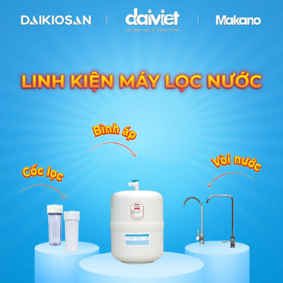 Lõi Lọc Nước Số 3 PP 1 Micro - Hàng Chính Hãng Đại Việt Dùng Cho Nhiều Dòng Máy Lọc Nước RO
