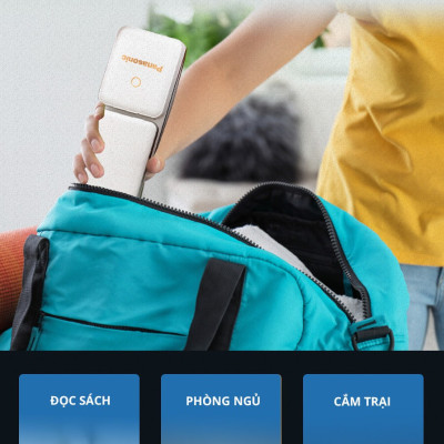 Đèn Bàn Sạc PANASONIC 5W HHGLT0339W88L – HHGLT0339B88L Siêu Nhỏ gọn, Nút cảm ứng thay đổi độ sáng, thay đổi 3 màu ánh sáng, Gập để bật tắt, không ánh sáng xanh bảo vệ mắt