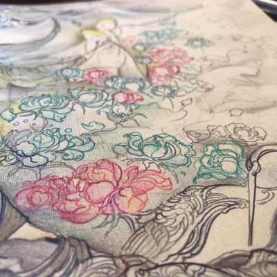 Tranh in treo tường nghệ thuật tác phẩm "Vu Lan" - Tranh treo tường trang trí phòng ngủ, phòng khách, trang trí góc làm việc, học tập