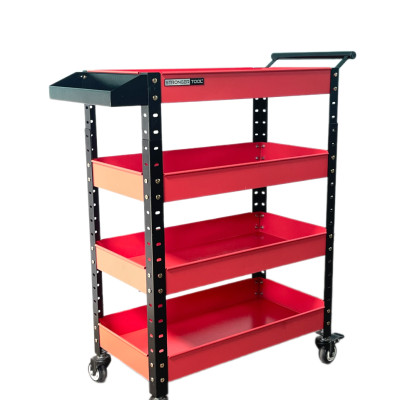 XE ĐẨY DỤNG CỤ XE ĐẨY DỤNG CỤ 4 NGĂN XE ĐẨY DỤNG CỤ XE MÁY XE ĐẨY DỤNG CỤ DÙNG CHO GAGARE Ô TÔ XE ĐẨY ĐỰNG ĐỒ NGHỀ