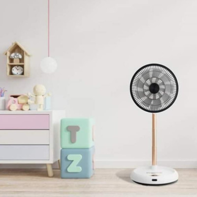 Quạt Tích Điện, Gấp Gọn Thương Hiệu Đức ELEGANT Có Remote Sử Dụng 8 Giờ, Sạc 2.5 Giờ Công Suất 14W - Hàng Chính Hãng