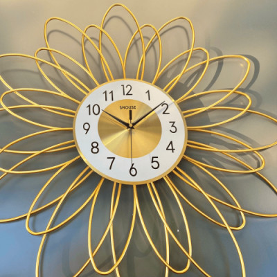 Đồng Hồ Treo Tường Kim Trôi Shouse A205 trang trí không gây tiếng động cho phòng khách sang trọng