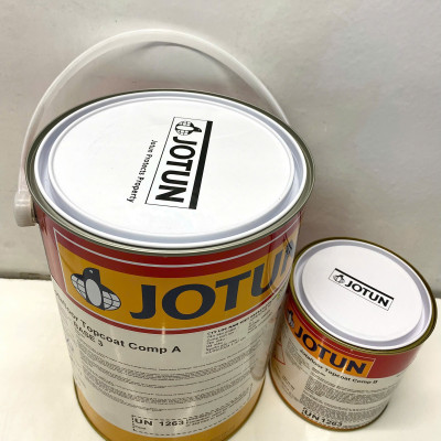 Sơn sàn bê tông epoxy Jotun Jotafloor Topcoat Base 3 màu Green 7075 (Xanh lá) _ 5L/bộ