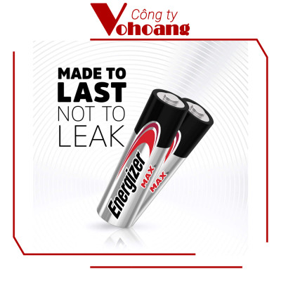Pin Max 8 + 4 Viên Energizer E92 BP8+4 AAA