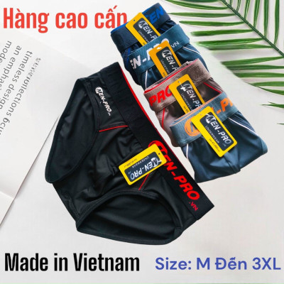 Combo 5 Quần Lót Nam Thun Lạnh Lưng To Menpro MP1 – Hàng Cao Cấp