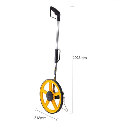 Thước Đo Khoảng Cách Dạng Bánh Xe 12,5 Inch Deli Cao Cấp Chính Hãng - Độ Chính Xác Cao, Thuận Tiện, Dễ Sử Dụng - DL9712