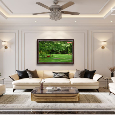 D802 01 Tranh kính Phong cảnh thiên nhiên ( được chọn mẫu)