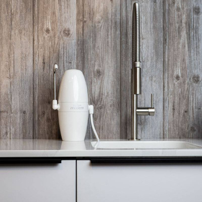 Bộ lọc đầu vòi Aquaphor MODERN Trắng - Hàng Chính Hãng