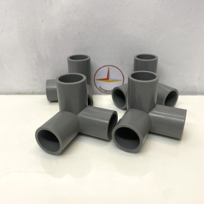 Co góc 3 nhánh, tê góc, co 3 hướng 27 nhựa PVC Bình Minh