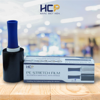 Cuộn Màng PE HCP Có Tay Cầm Dễ Dàng Quấn Hàng Hóa