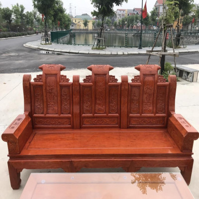 Bộ Bàn Ghế Âu Á Gỗ Hương Đá