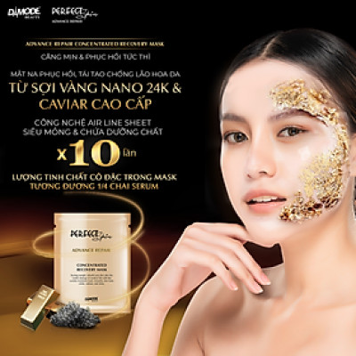 Mặt nạ tinh chất cô đặc tái sinh tế bào phục hồi da CONCENTRATED RECOVERY MASK DAMODE 4 cái dùng thử