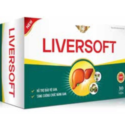 Viên uống Giải độc gan Liversoft Vinh Thịnh Vượng VV, hộp 30v