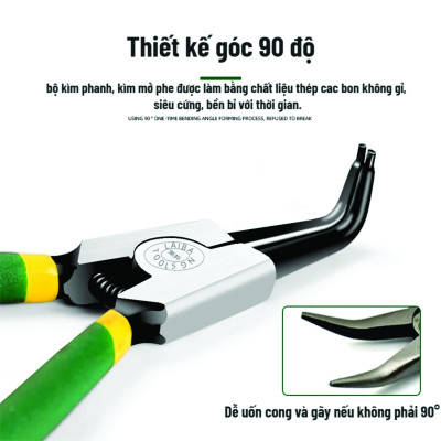 Kìm mở phe đa năng, kìm phanh, kìm mở phe trong, kìm mở phe ngoài TV TR CV CR cao cấp không gỉ