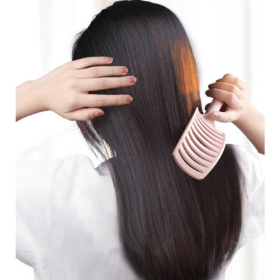 Lược bán nguyệt chải đầu gỡ rối, tạo phồng tóc, ,lược sấy tạo kiểu tóc giảm rụng tóc