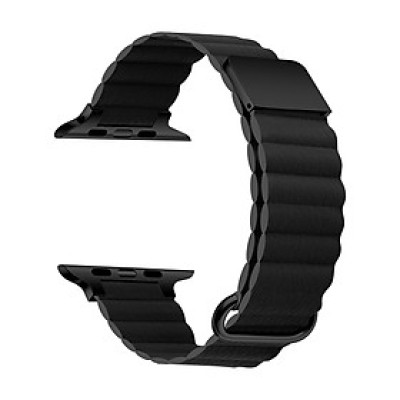 Dây Da Leather Loop Black Magnetic Kai.N Dành Cho Apple Watch_ Hàng Chính Hãng
