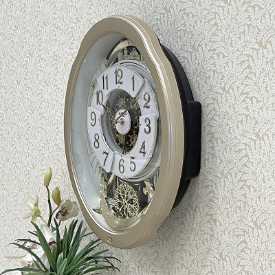 Đồng hồ Nhật Bản Rhythm Magic Motion  4MH842WD18 - Kt  40.5 x 52.2 x 12.3cm, 3.73kg , dùng PIN