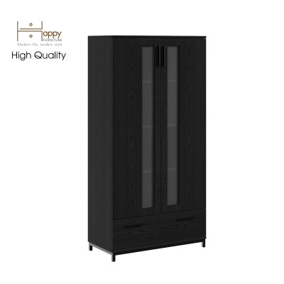 [Happy Home Furniture] LOUIS , Tủ lưu trữ - chân sắt , 76cm x 36cm x 150cm ( DxRxC), TCM_029