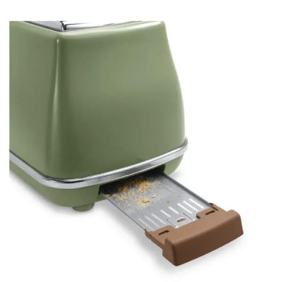 [Hàng chính hãng] Máy nướng bánh mì DeLonghi Icona Vintage CTOV2103 (BG/ GR)