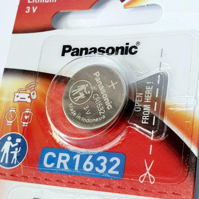 {Panasonic VN nhập khẩu} Pin Cúc Áo Panasonic  CR1632  3V Lithium dùng cho đồng hồ, thiết bị điện tử...