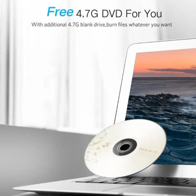 Ugreen UG40576CM138TK 50CM Ổ đĩa quang DVD RW gắn ngoài cổng USB 2.0 mỏng cao cấp - HÀNG CHÍNH HÃNG