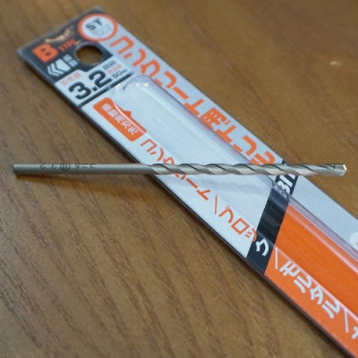 Combo Vít bê tông 4mm đầu nón vành PW425 & Mũi khoan bê tông 3.2mm đuôi kẹp Unika (không cần dùng tắc kê nhựa)