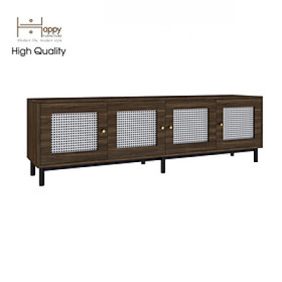 [Happy Home Furniture] ROTAN, Kệ TV 4 cánh mở , 180cm x 40cm x 54cm ( DxRxC), KTV_035