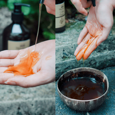 [Thảo Dược Thật] Dầu gội bồ kết, bưởi cô đặc, dầu gội thảo dược phụ hồi tóc, ngăn ngừa gãy rụng - Ngưu Cân Thảo 500ml