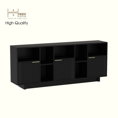 HAPPY FURNITURE , Kệ TV 3 cửa mở - NAMI, KTV_073 , 160cm x 30cm x 66cm DxRxC