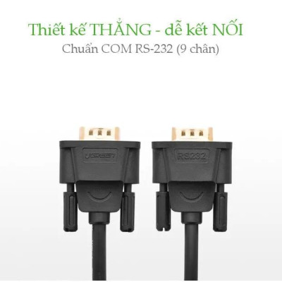 Ugreen UG20148DB101TK 5M màu Đen Cáp tín hiệu nối dài COM RS232 cao cấp - HÀNG CHÍNH HÃNG