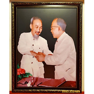 Tranh in dầu, Bác Hồ, Bác Tôn 