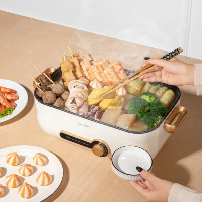 Nồi Hấp Luộc Đa Năng Xiaomi ZHENMI ZM-ED4001 4L Hấp, Chiên Lẩu, Rán - Hàng Nhập Khẩu