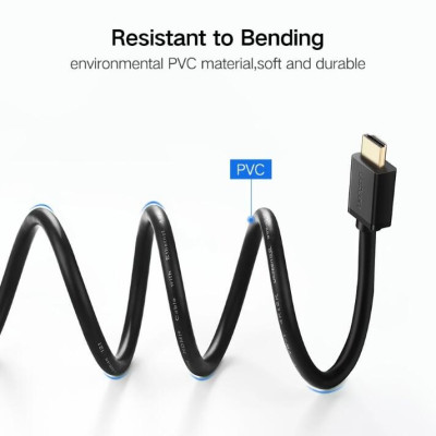 Ugreen UG50410HD104TK 100M màu Đen Cáp tín hiệu HDMI chuẩn 1.2 hỗ trợ phân giải 1080 - HÀNG CHÍNH HÃNG