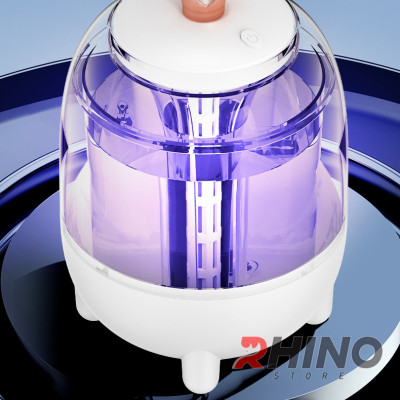 Máy phun sương xông tinh dầu tạo ẩm Rhino H105 dung tích 1000ml, không gây tiếng ồn, tích hợp đèn ngủ RGB nhiều màu
