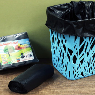 Combo 3kg Túi Đựng Rác Không Lõi EIG 3-EIG-B 4456 Size Nhỏ (44 x 56 cm) - Đen