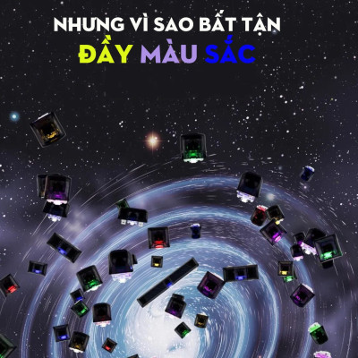 Bàn phím cơ Newmen GM980 Black Star ( Azure/ Misty rain ) - Hàng Chính Hãng