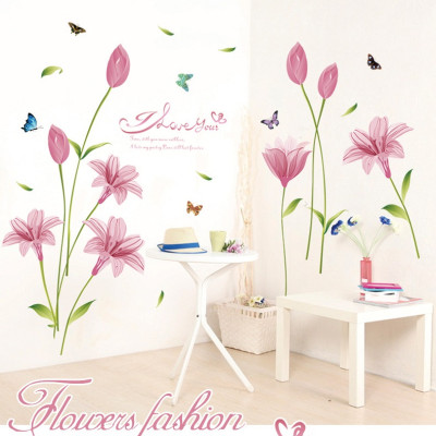 Decal Hoa anh thảo AmyShop DH07897 ( 85 x 160 cm )