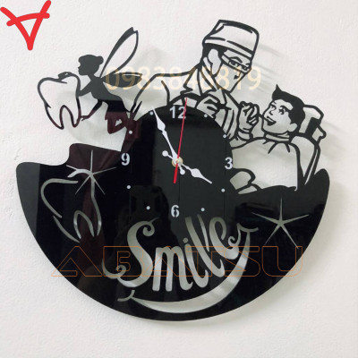 Đồng Hồ Trang Trí Nghệ Thuật Abatsu Dành Riêng Cho Trung Tâm Nha Khoa: Tô Điểm Nụ Cười, Nâng Tầm Không Gian!