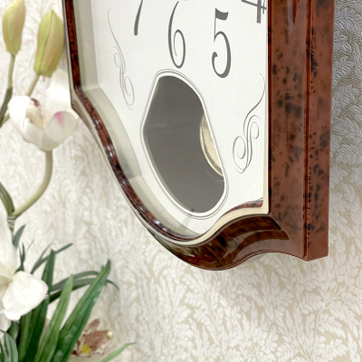 Đồng hồ Nhật Rhythm CMJ494NR06 Kt 29.0 x 39.0 x 6.0cm, 1.13kg Vỏ nhựa. Dùng Pin.