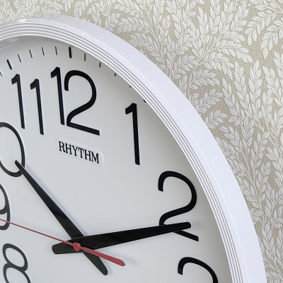 Đồng hồ Rhythm CMG495NR03 Kt 36.0 x 4.4cm, 855g. Vỏ nhựa. dùng PIN