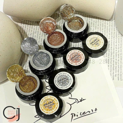 Gel Nhũ Siêu Sáng Huaxi Plantinum 7 Màu Vẽ Viền Hũ 8ml, Gel Nhũ Viền Đặc Làm Nail, Vẽ Móng Tay Chuyên Dụng  Nail Phương Miu Nữ Women