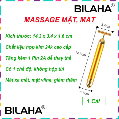 (Hàng Có Sẵn) Cây lăn massage mặt nâng cơ săn da mặt giảm nếp nhăn & Máy Mát Xa Mắt Mini (Hàng Chính Hãng)