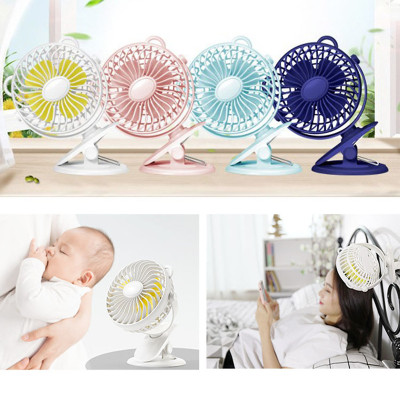 Quạt sạc tích điện cao cấp thông minh tiên lợi, vừa kẹp kết hợp để bàn OLAPLE (giao màu ngẫu nhiên) - Hàng nhập khẩu