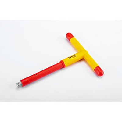 Tay vặn chữ T cách điện 1000V VDE đầu 3/8 dài 200mm SATA 12940