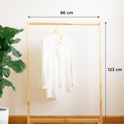 GIÁ TREO QUẦN ÁO THANH ĐƠN HÀN QUỐC SIZE M - SINGLE HANGER SIZE M