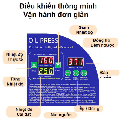 HÀNG CHÍNH HÃNG - Máy ép dầu ăn thực vật, dùng trong gia đình. Thương hiệu Mỹ cao cấp Septree - X9