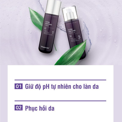 Nước cân bằng Labo Dermafirm - Ultra Soothing Toner R4 (200ml) phục hồi cho da giãn mao mạch