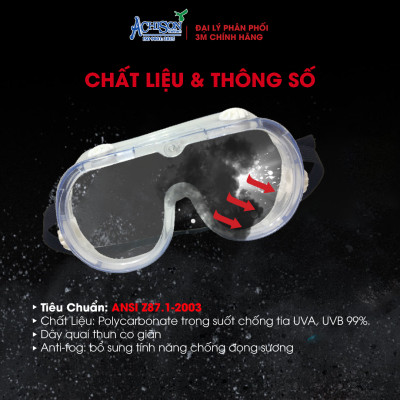 Kính Chống Hoá Chất 334 3M