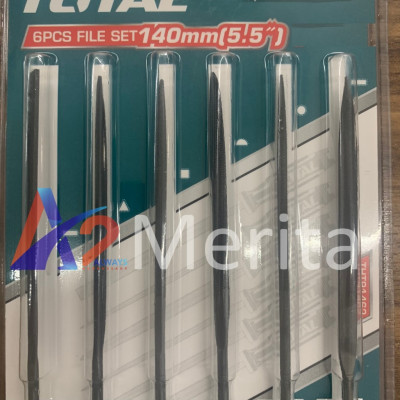 Bộ 6 giũa sắt 140mm Total THT91462